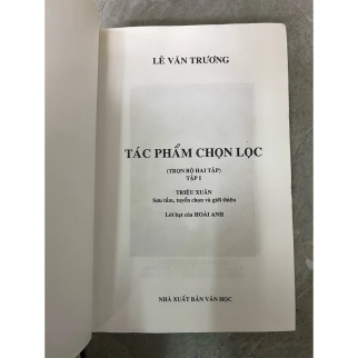 LÊ VĂN TRƯƠNG TÁC PHẨM CHỌN LỌC (BÌA CỨNG)
