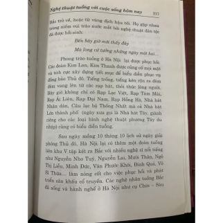 NGHỆ THUẬT TUỒNG VỚI CUỘC SỐNG HÔM NAY (BÌA CỨNG) - HOÀNG CHƯƠNG