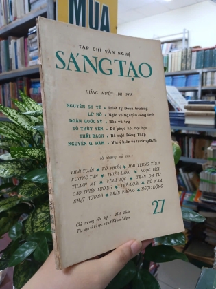 TẠP CHÍ SÁNG TẠO SỐ 27 - MAI THẢO 