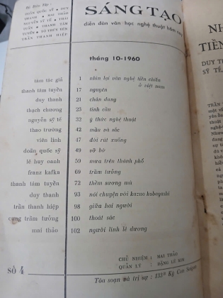 TẠP CHÍ SÁNG TẠO SỐ 4 - MAI THẢO 