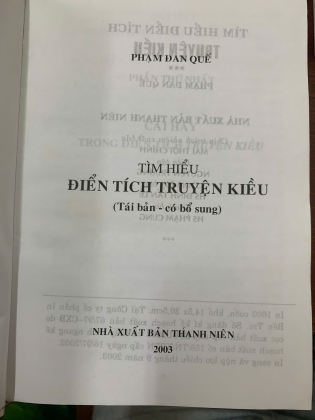 TÌM HIỂU ĐIỂN TÍCH TRUYỆN KIỀU (BÌA CỨNG) - PHẠM ĐAN QUẾ