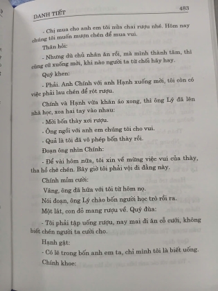 TIỂU THUYẾT NGUYỄN CÔNG HOAN - TRANH TỐI TRANH SÁNG - DANH TIẾT 