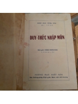DUY THỨC NHẬP MÔN, DUY THỨC HỌC - THÍCH THIỆN HOA DỊCH