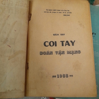 SÁCH DẠY COI TAY ĐOÁN VẬN MẠNG - VÂN SƠN