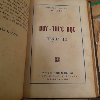 DUY THỨC NHẬP MÔN, DUY THỨC HỌC - THÍCH THIỆN HOA DỊCH