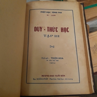 DUY THỨC NHẬP MÔN, DUY THỨC HỌC - THÍCH THIỆN HOA DỊCH