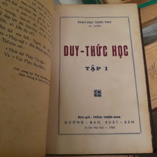 DUY THỨC NHẬP MÔN, DUY THỨC HỌC - THÍCH THIỆN HOA DỊCH
