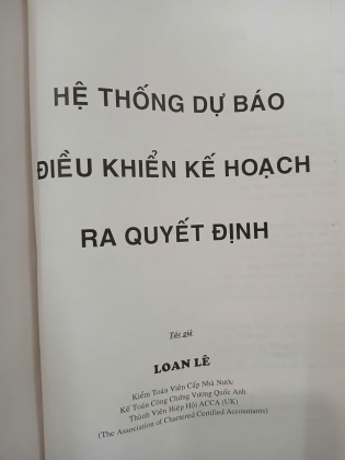HỆ THỐNG DỰ BÁO ĐIỀU KHIỂN KẾ HOẠCH RA QUYẾT ĐỊNH (BÌA CỨNG) - LOAN LÊ