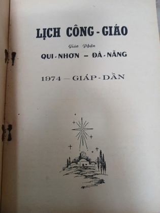LỊCH CÔNG GIÁO 1974 GIÁP DẦN 