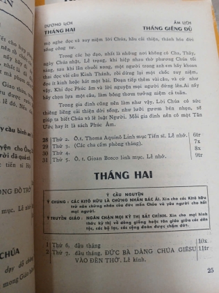 LỊCH CÔNG GIÁO 1974 GIÁP DẦN 