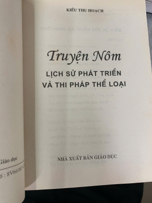 TRUYỆN NÔM LỊCH SỬ PHÁT TRIỂN VÀ THI PHÁP THỂ LOẠI - KIỀU THU HOẠCH