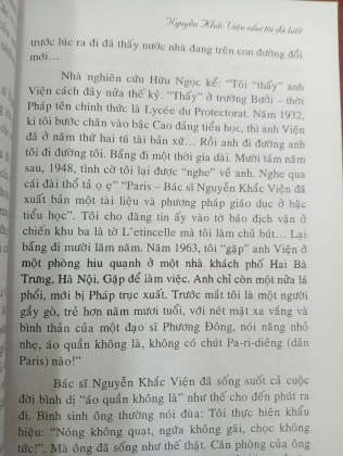 NGUYỄN KHẮC VIỆN NHƯ TÔI ĐÃ BIẾT - LÊ PHÚ KHẢI