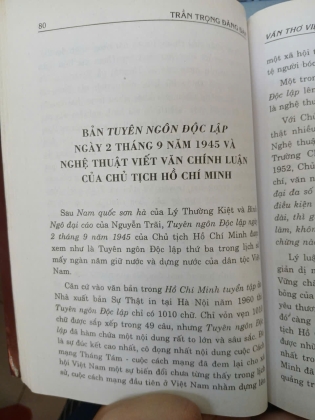 VĂN THƠ VIỆT NAM THƯỞNG THỨC BÌNH LUẬN - TRẦN TRỌNG ĐĂNG ĐÀN