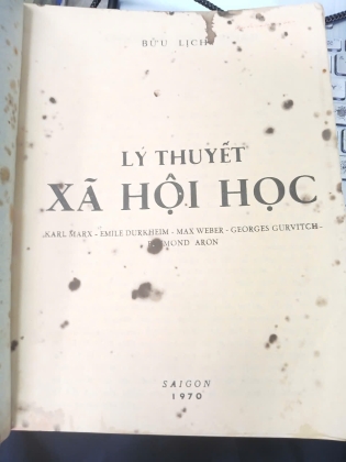LÝ THUYẾT XÃ HỘI HỌC - BỬU LỊCH