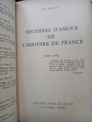HISTORY D’AMOUR DE L’HISTOIRE DE FRANCE (NHỮNG CHUYỆN TÌNH TRONG LỊCH SỬ PHÁP) - GUY BRETON