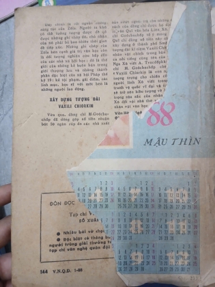 TẠP CHÍ VĂN NGHỆ QUÂN ĐỘI (6 SỐ NĂM 1988)