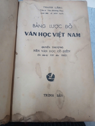 BẢNG LƯỢC ĐỒ VĂN HỌC VIỆT NAM - THANH LÃNG