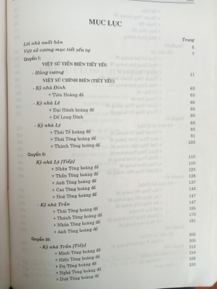 VIỆT SỬ CƯƠNG MỤC TIẾT YẾU - ĐẶNG XUÂN BẢNG ( HOÀNG VĂN LÂU DỊCH)