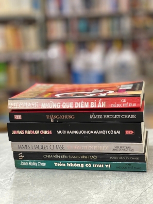 COMBO 6 CUỐN TIỂU THUYẾT CỦA JAMES HADLEY CHASE
