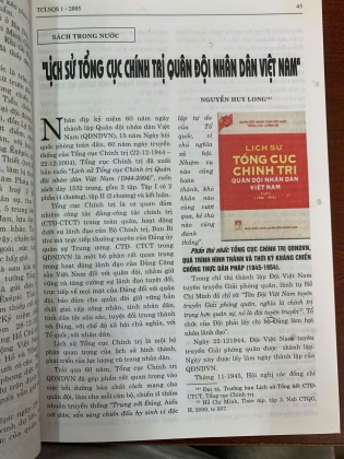 TẠP CHÍ LỊCH SỬ QUÂN SỰ THÁNG 1 - 12 NĂM 2005