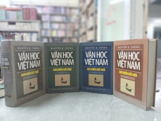 VĂN HỌC VIỆT NAM NƠI MIỀN ĐẤT MỚI (TRỌN BỘ 4 TẬP BÌA CỨNG) - NGUYỄN Q. THẮNG 