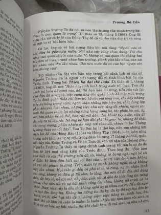 NGUYỄN TRƯỜNG TỘ CON NGƯỜI DI THẢO (BÌA CỨNG) - TRƯƠNG BÁ CẦN