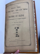 Thầy trò, về mẹo mực léo lắt tiếng phangsa - Trương Vĩnh Ký (1885)