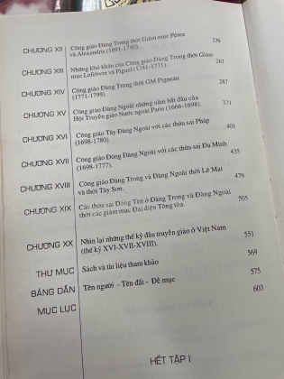 LỊCH SỬ PHÁT TRIỂN CÔNG GIÁO Ở VIỆT NAM (TẬP I-II) - TRƯƠNG BÁ CẦN