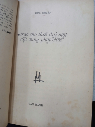 TRAO CHO THỜI ĐẠI MỘT NỘI DUNG PHẬT CHẤT - THÍCH ĐỨC NHUẬN