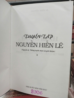 TUYỂN TẬP NGUYỄN HIẾN LÊ (TẬP 1 + 2) - NGUYỄN QUANG THẮNG