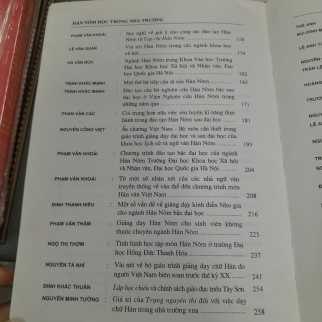 HÁN NÔM HỌC TRONG NHÀ TRƯỜNG