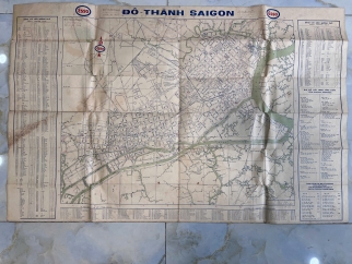 BẢN ĐỒ ĐÔ THÀNH SÀI GÒN NĂM 1968