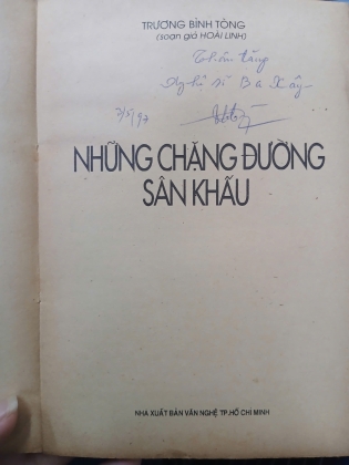 NHỮNG CHẶNG ĐƯỜNG SÂN KHẤU - TRƯƠNG BỈNH TÒNG