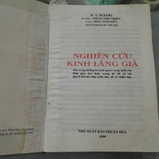 NGHIÊN CỨU KINH LĂNG GIÀ - D. T. SUZUKI (TRẦN TUẤN MẪN DỊCH )