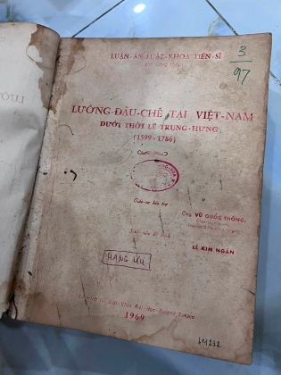 LƯỠNG ĐẦU CHẾ TẠI VIỆT NAM THỜI LÊ TRUNG HƯNG - LÊ KIM NGÂN (1969)