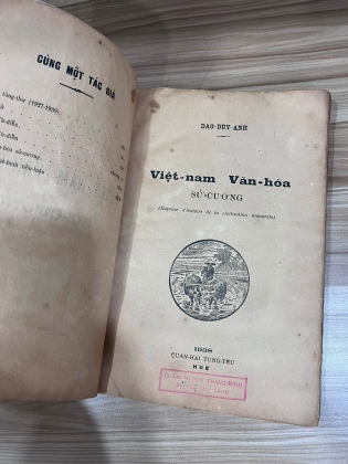 VIỆT NAM VĂN HÓA SỬ CƯƠNG - ĐÀO DUY ANH (1938)
