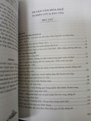 DI SẢN VĂN HÓA HUẾ - NGHIÊN CỨU VÀ BẢO TỒN (TẬP 1)