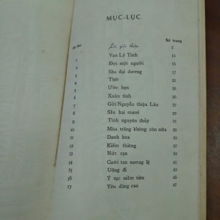 THI PHẨM VẠN LÝ TÌNH 