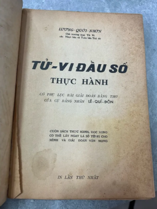 TỬ VI ĐẨU SỐ THỰC HÀNH - LƯƠNG QƯỚI NHƠN