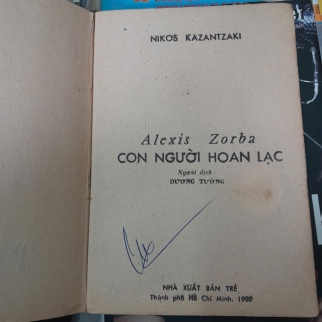 ALEXIS ZORBA CON NGƯỜI HOAN LẠC - NIKOS KAZANTZAKIS (DƯƠNG TƯỜNG DỊCH)