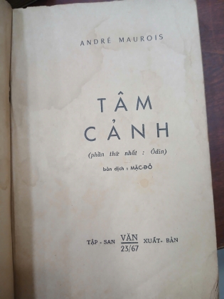 TÂM CẢNH - ANDRÉ MAUROIS (BẢN DỊCH: MẶC ĐỖ)