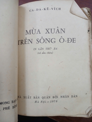 MÙA XUÂN TRÊN SÔNG Ô-ĐE - CA-DA-KÊ-VÍCH (DỊCH GIẢ: NGÔ BÌNH LÂM)