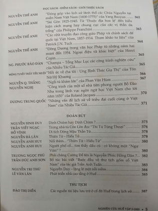 NGHIÊN CỨU HUẾ (TẬP 5)