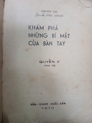 KHÁM PHÁ NHỮNG BÍ MẬT CỦA BÀN TAY (TRỌN BỘ 2 TẬP) - BÁC SĨ JOSEF RANALD