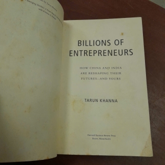 BILLIONS OF ENTREPRENEURS - TARUN KHANNA