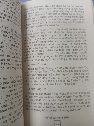 TRÀ KINH - VŨ THẾ NGỌC 