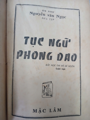 TỤC NGỮ PHONG DAO (TRỌN BỘ) - NGUYỄN VĂN NGỌC 
