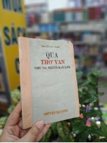 QUA THƠ VĂN NHỮNG NGƯỜI BẠN LỚN - NGUYỄN XUÂN SANH