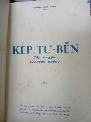 KÉP TƯ BỀN - NGUYỄN CÔNG HOAN