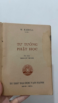 TƯ TƯỞNG PHẬT HỌC -THÍCH NỮ TRÍ HẢI
